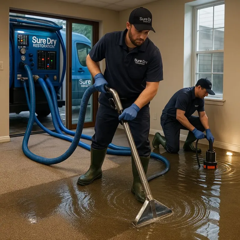 Water Extraction and Removal process in Barrington, RI